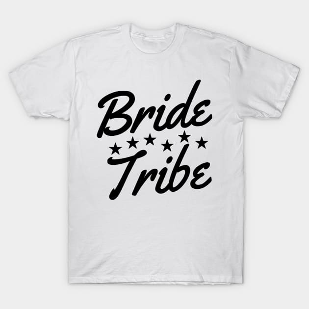 Bride Tribe. She Said Yes. Cute Bride To Be Design T-Shirt by That Cheeky Tee